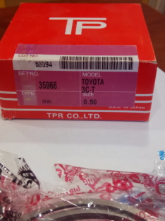 Кольца поршневые комплект TOYOTA 2C 3C (CT/CTE) TPR 35966 0.50 13011-64212