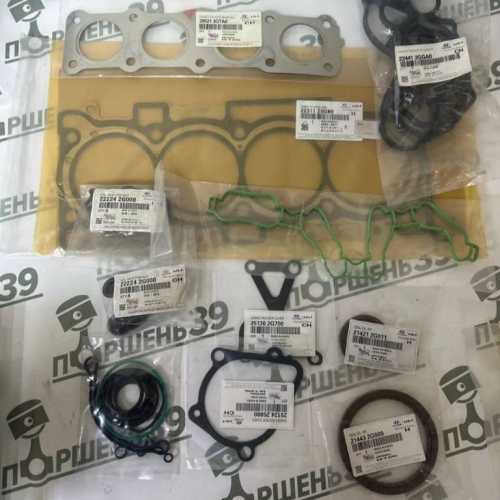 Купить комплект прокладок двигателя 20910-2GK07 G4KJ Hyundai - ELANTRA, santa fe, sonata, tucson, ix35;