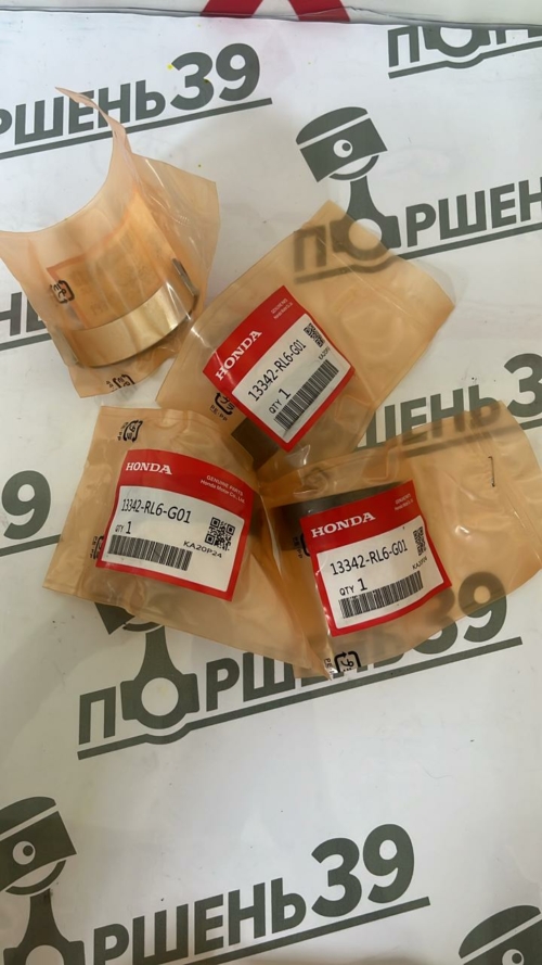 13342RL6G01 Купить вкладыши коленлвала категории-B-black-чёрный на honda accord, cr-v, crosstour K24Z2, K24Z3