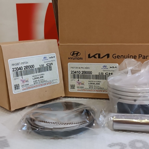 Оригинальные поршневые кольца 23040-2B000 Hyundai Kia G4FC , G4FA