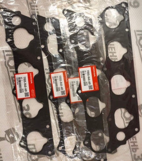 Прокладка впускного коллектора Хондак 24з7 к24з3 к24з9 к24а4 17055-R40-A01 Прокладка впускного коллектора Хондак 24з7 к24з3 к24з9 к24а4 17055-R40-A01