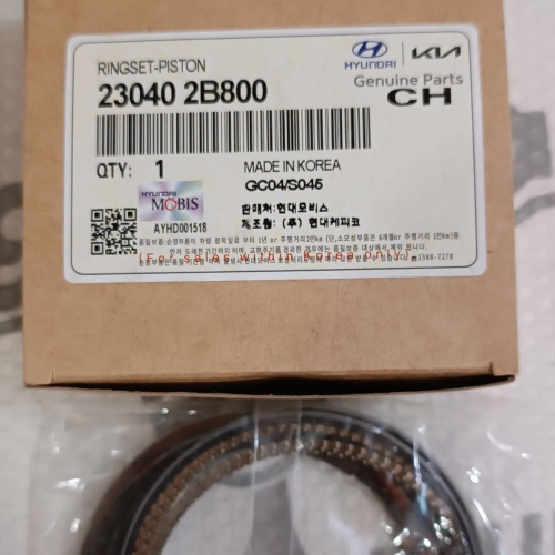 Поршневые кольца Hyundai Kia G4FC G4FG 230402B800 оригинал комплект (1)