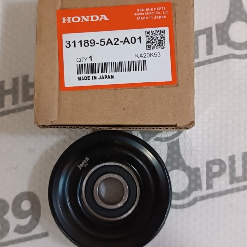 купить 31189-5A2-A01 оригинальный ролик натяжителя ремня Honda k24w - accord , civic , crv , hrv